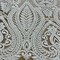 1 Yard Luxurious Beaded & Corded Bridal Lace Fabric Embroidered on Polyester Net Mesh 52” Wide
